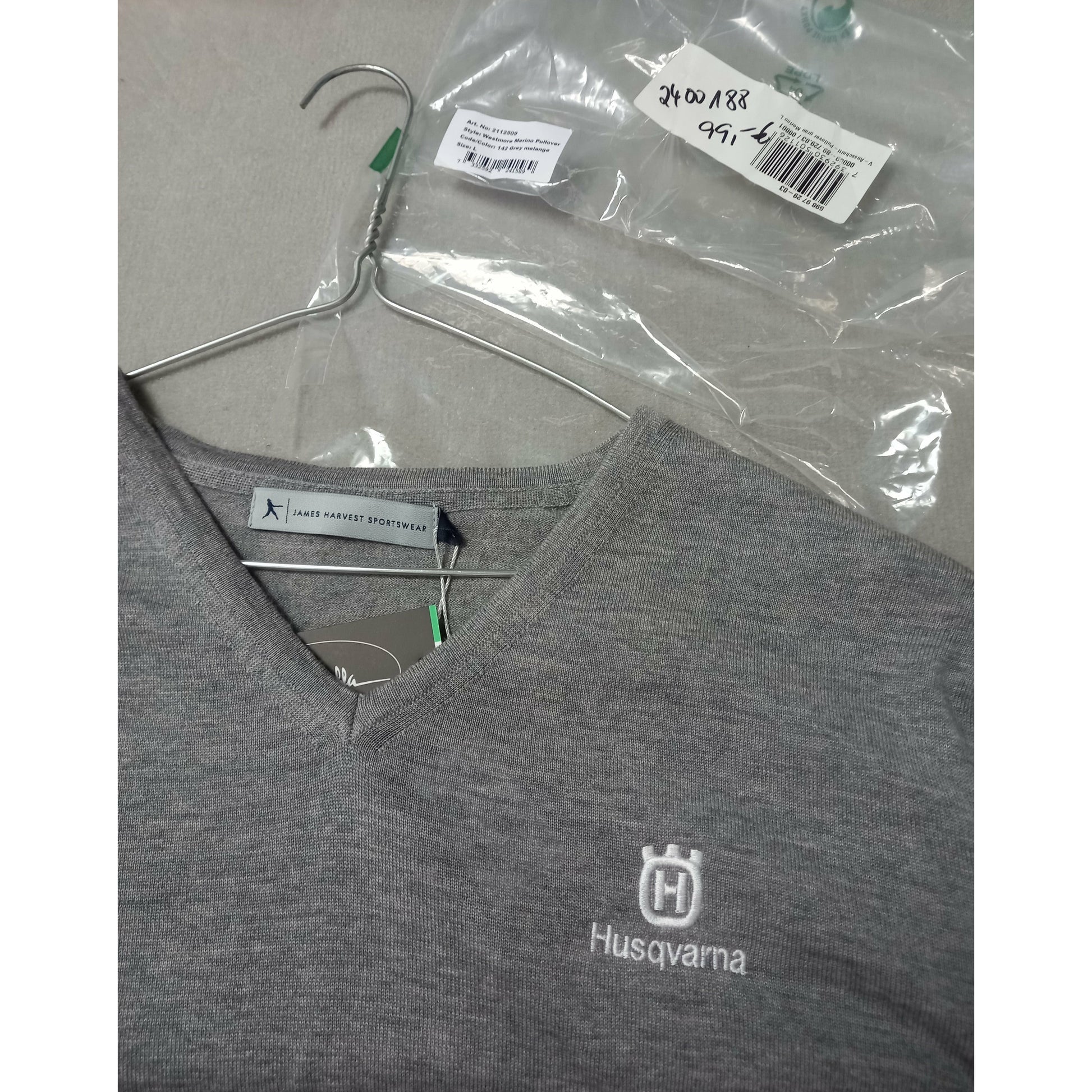Husqvarna Pullover Merion grau Größe L