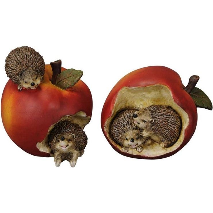 Igel im Apfel