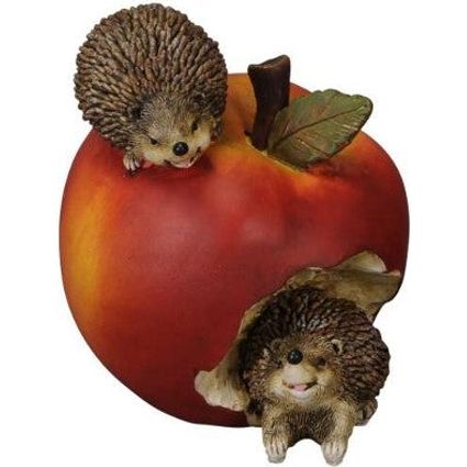 Igel im Apfel