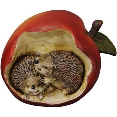 Igel im Apfel
